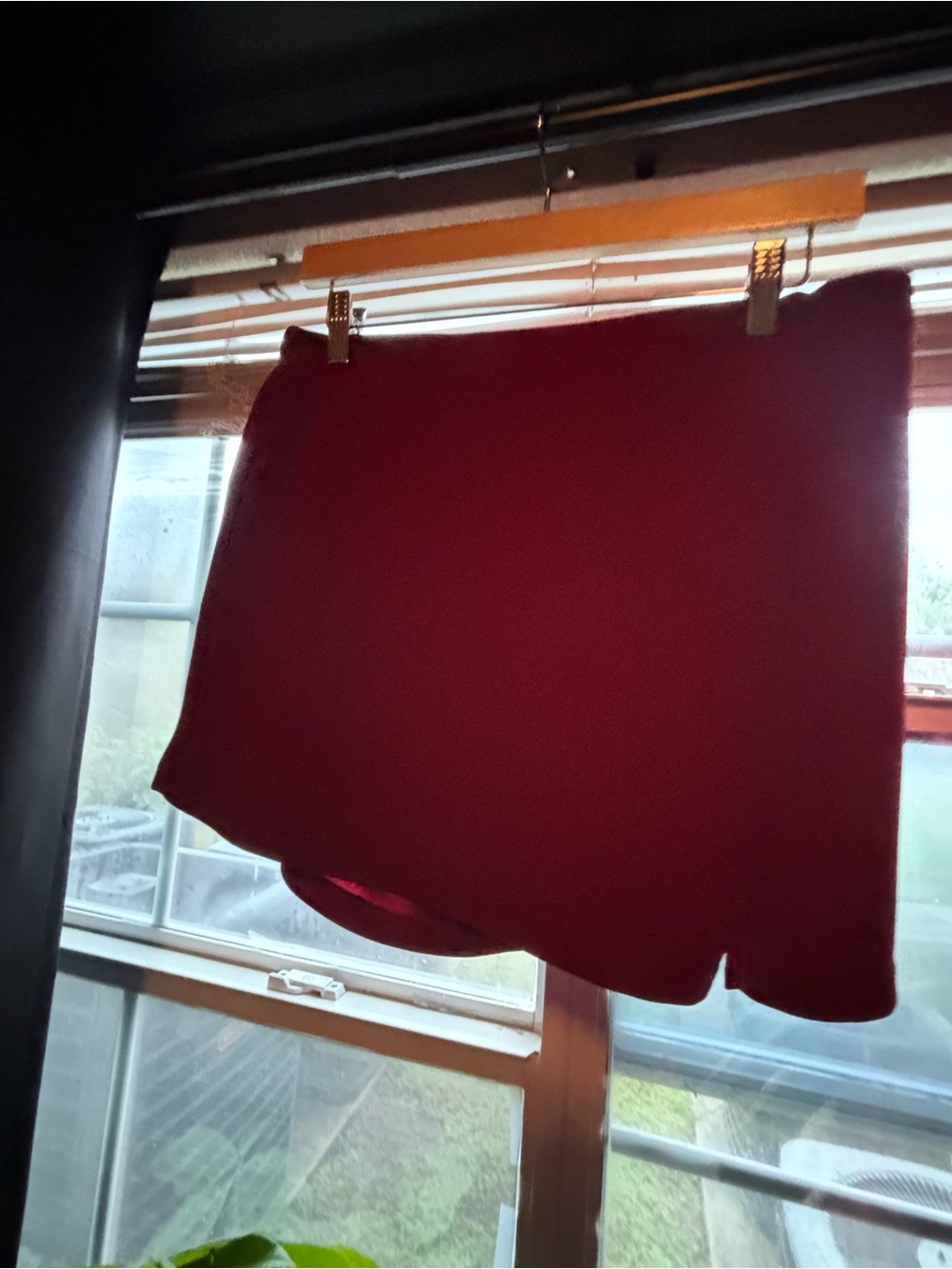 SHEIN Red Mini Skort